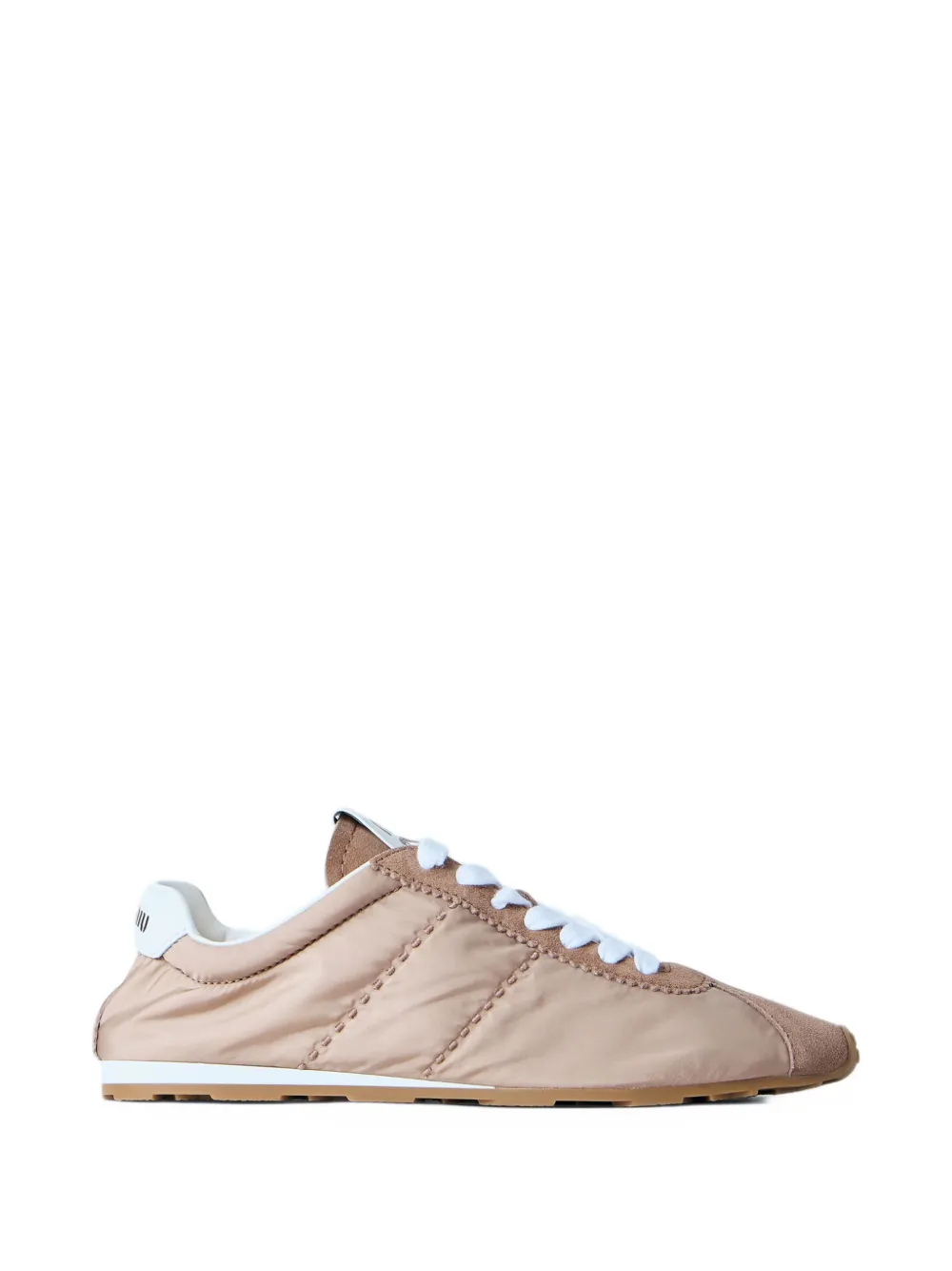 Miu Miu quilted panel sneakers - Nude