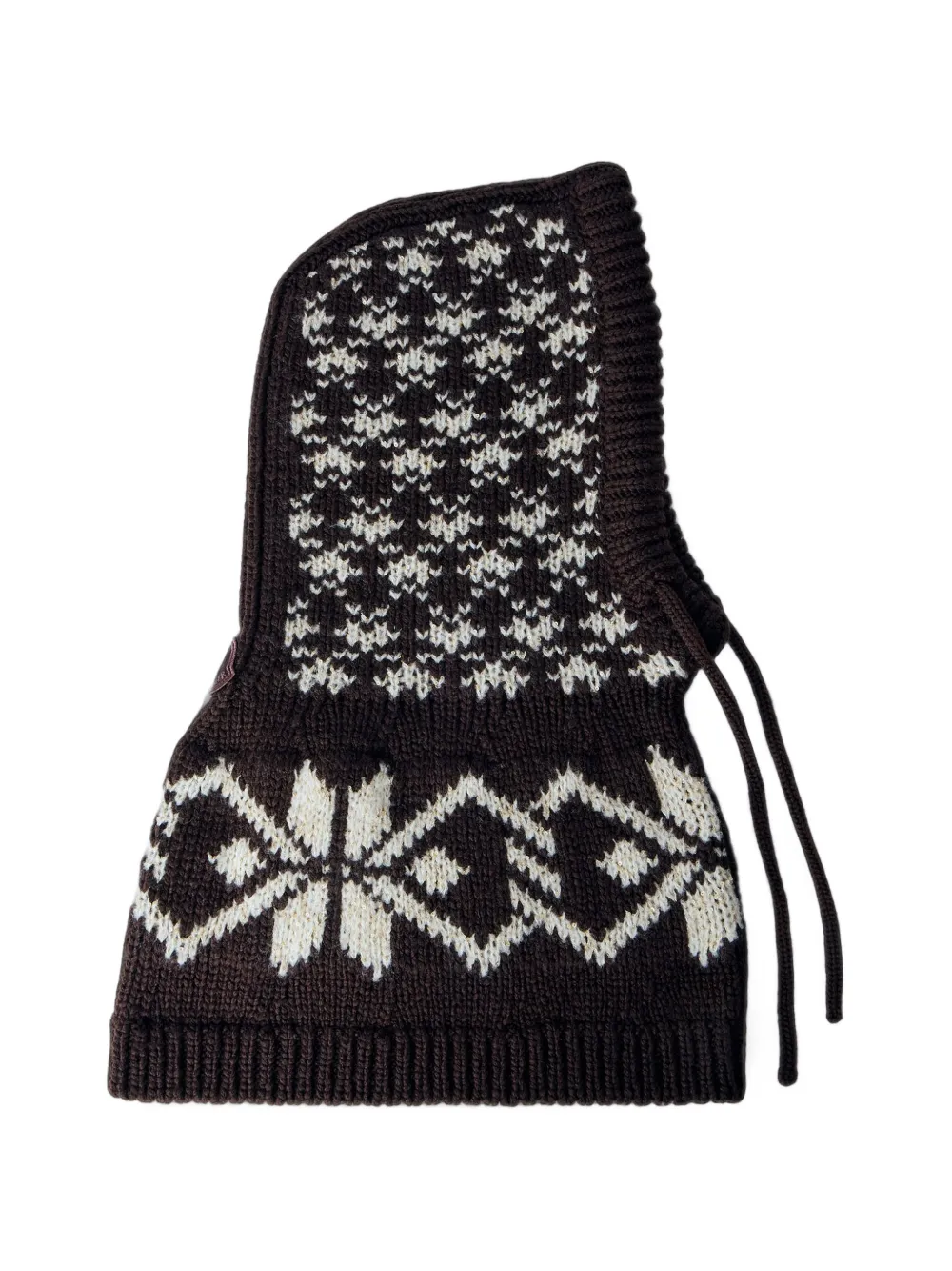 Moncler jacquard sequin balaclava Bruin