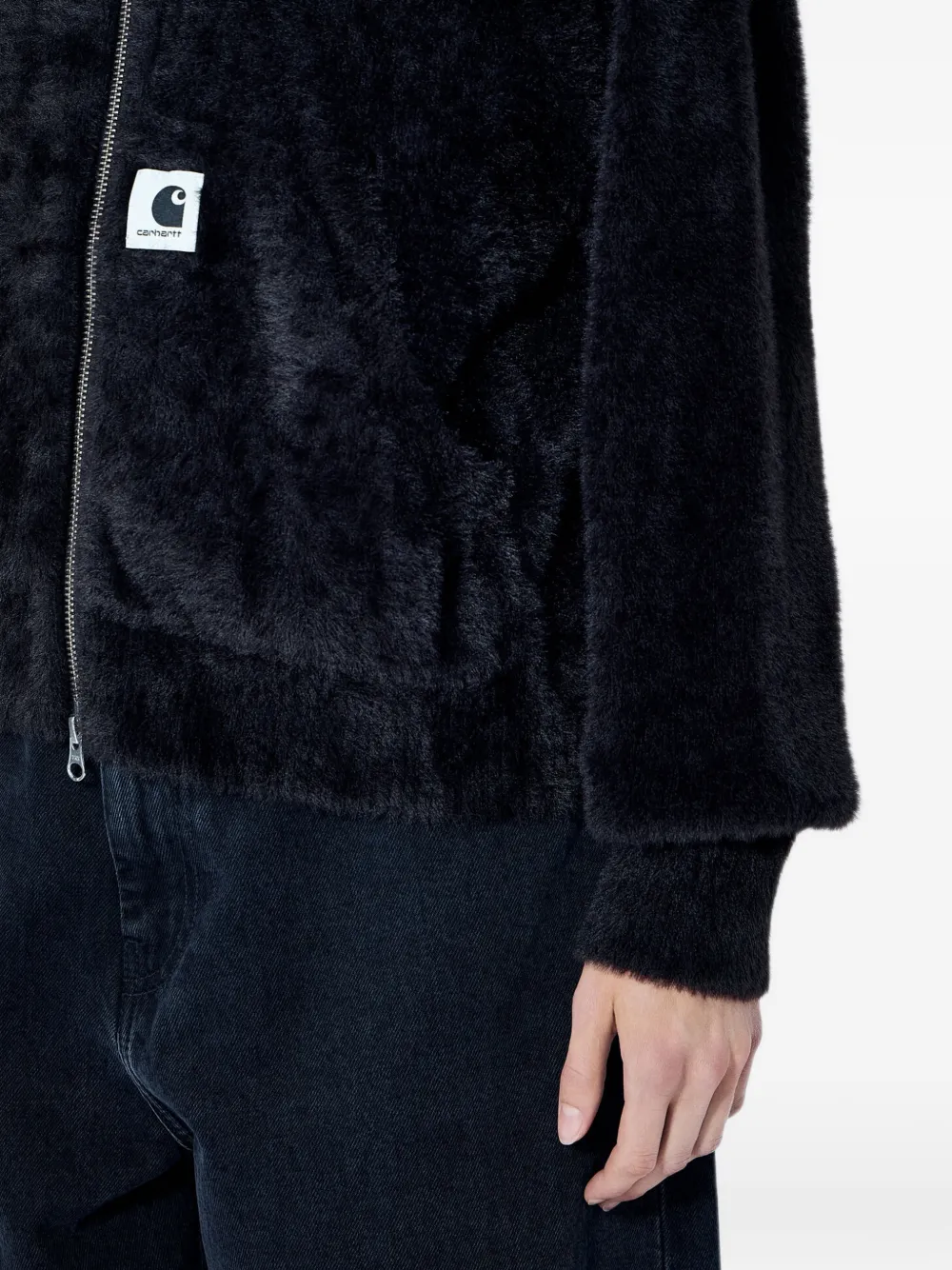 Carhartt WIP Maine Active sweater jacket Zwart