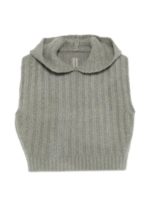 Rick Owens hooded crop