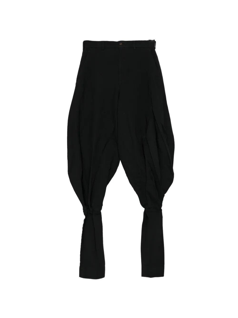 Comme des Garçons Homme Plus Gesmockte ballonbroek Zwart