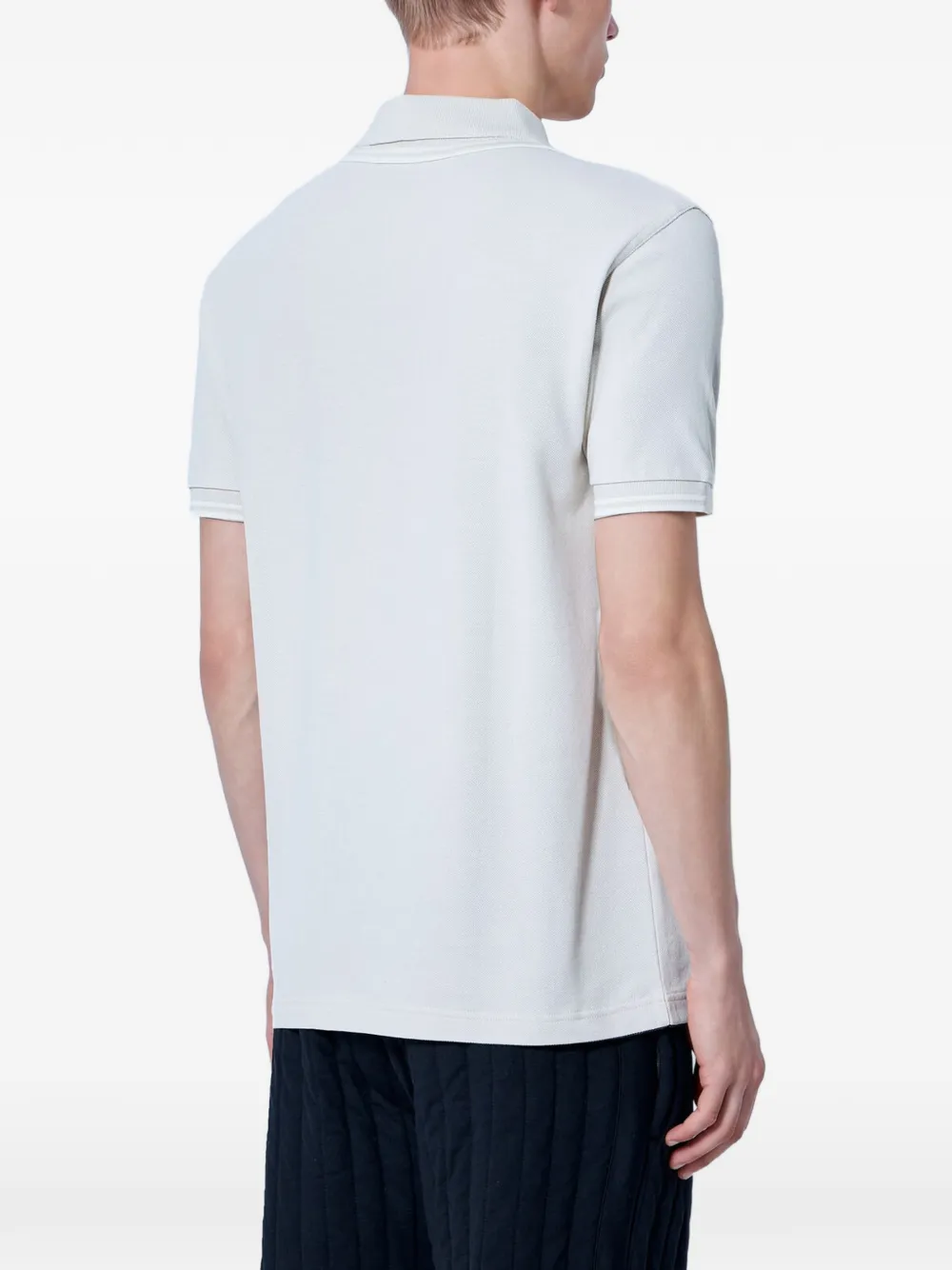 Fred Perry Fred embroidered-logo pique polo shirt Beige