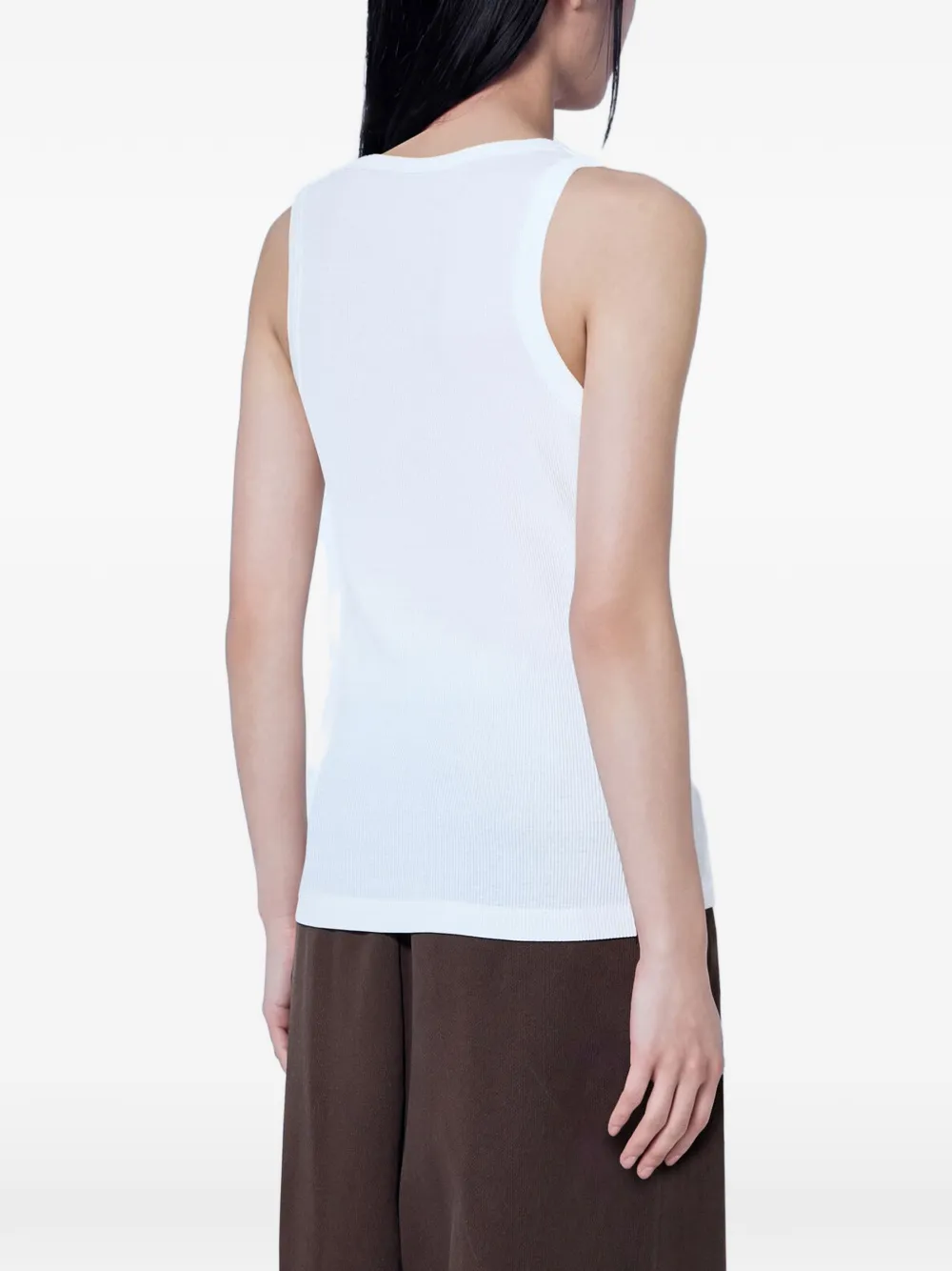 ENTIRE STUDIOS ribbed-knit tank top Wit
