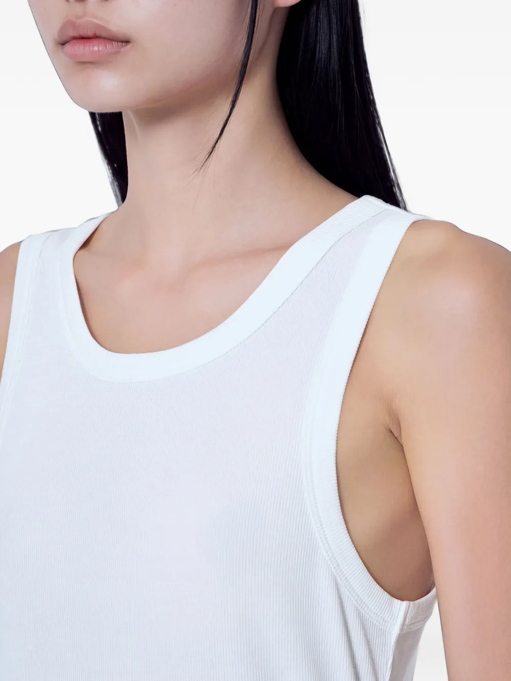ENTIRE STUDIOS ribbed-knit tank top Wit