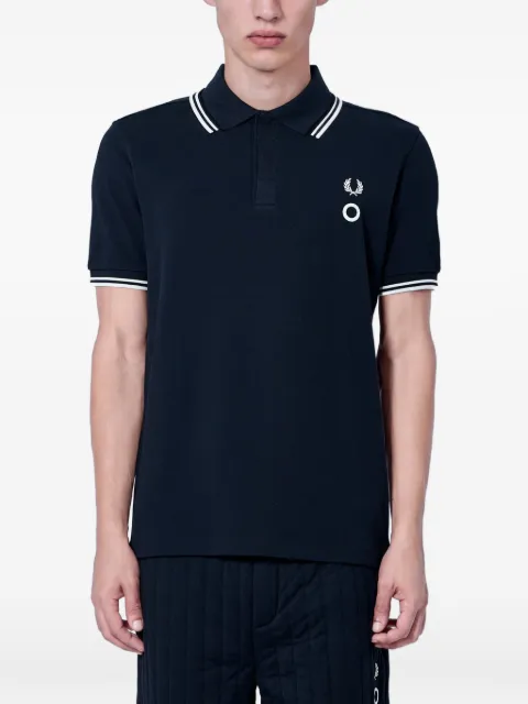 Fred Perry x Craig Green logo-embroidered tipped polo shirt