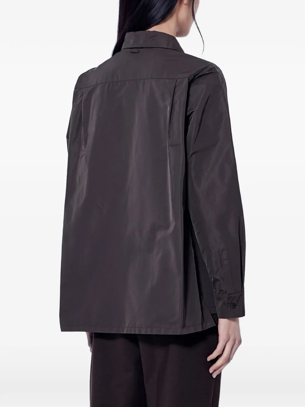 Max Mara patch-pocket long-sleeve shirt Bruin