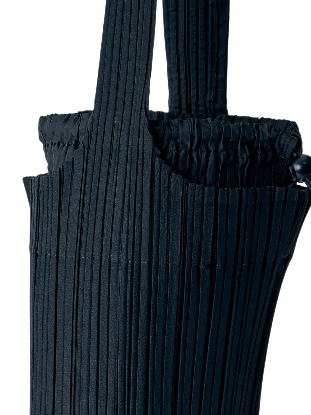 Pleats Please Issey Miyake medium Swan pleated cylinder shoulder bag Zwart