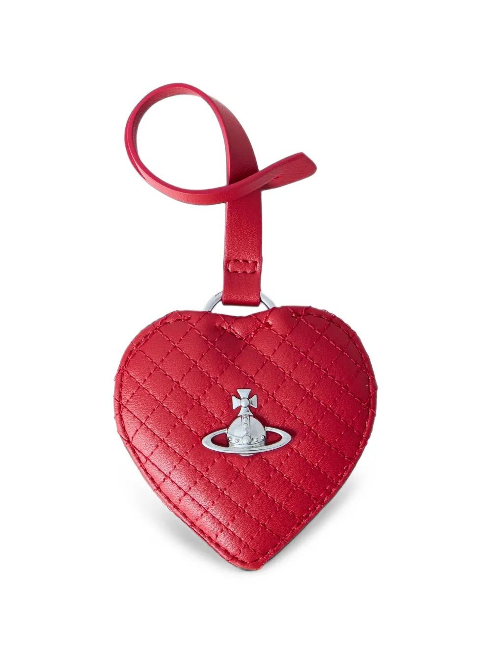 Vivienne Westwood Heart Mirror charm - Rosso