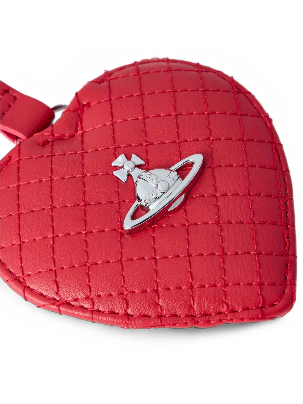 Vivienne Westwood Heart Mirror charm Rood