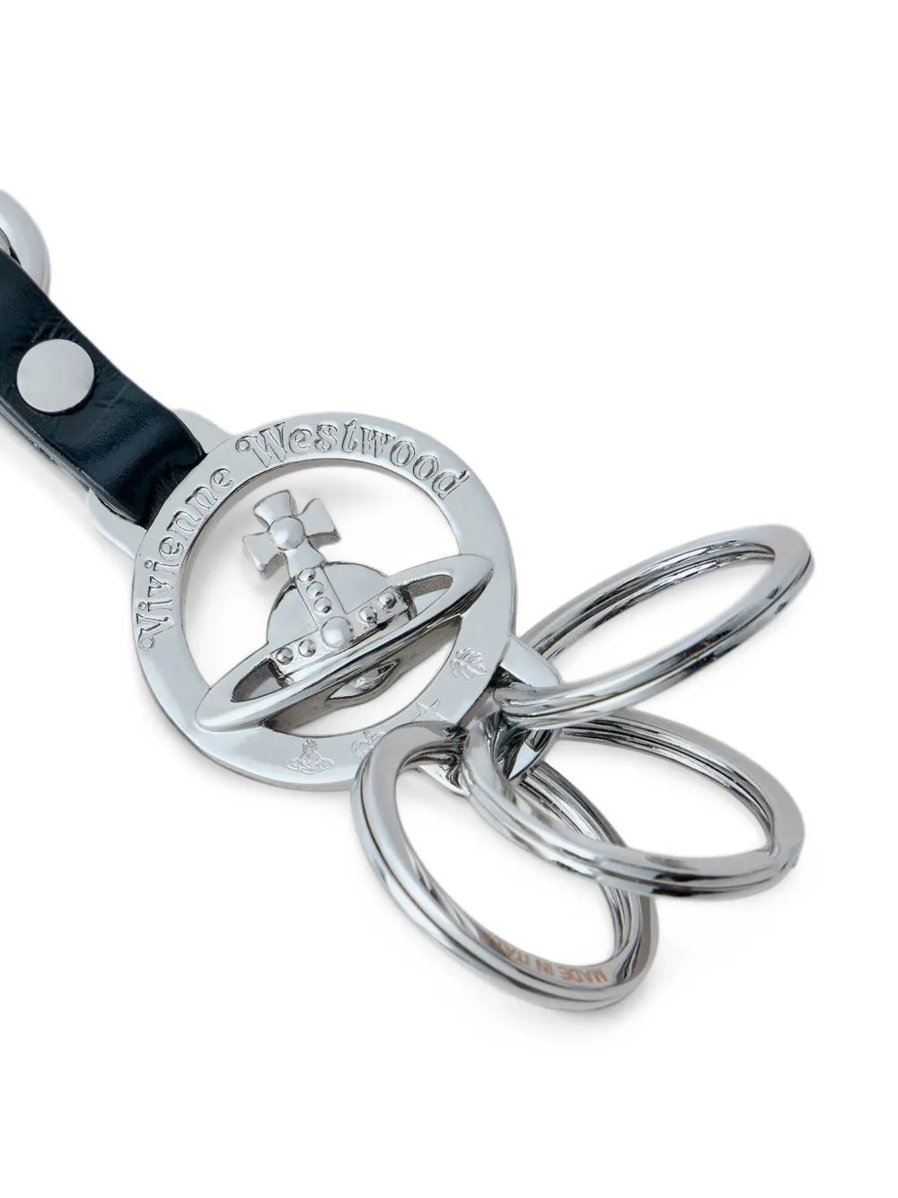 Vivienne Westwood Orb Medallion keyring Zilver