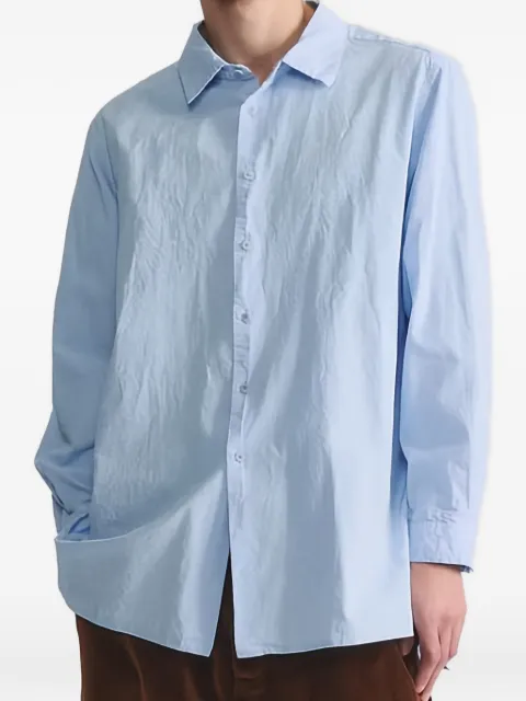 Casey Casey crinkled-finish long-sleeve shirt