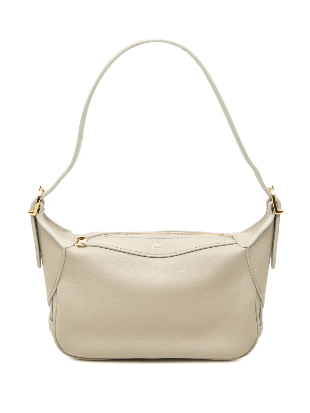 Celine Pre-Owned 2010-2026 Mini Supple Grained Calfskin Romy shoulder bag - Marrone