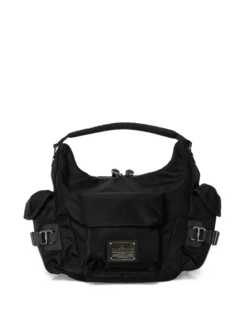 Makavelic logo-plaque buckled shoulder bag
