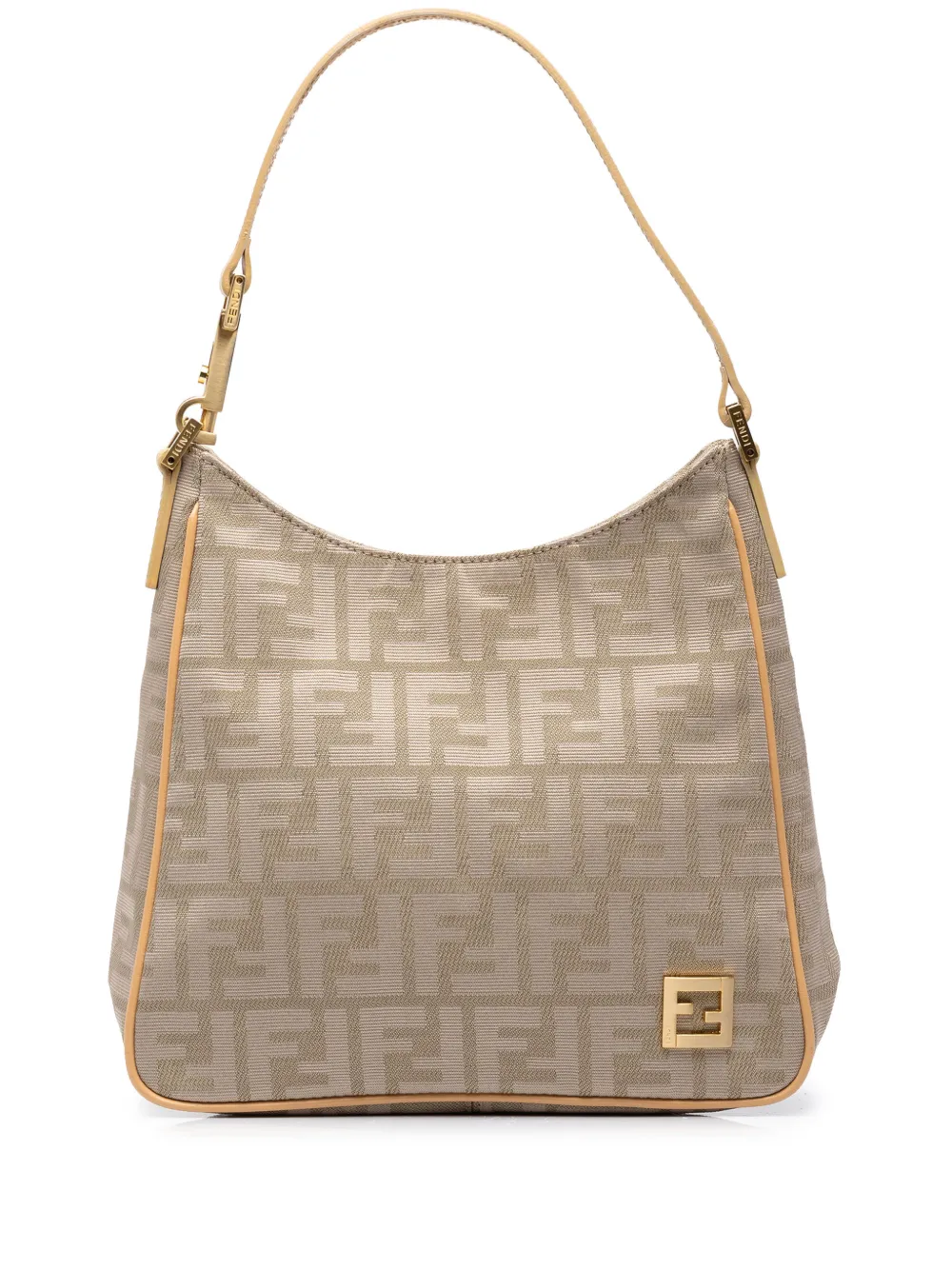 Fendi Pre-Owned 2000-2010 Zucca Canvas shoulder bag - Braun