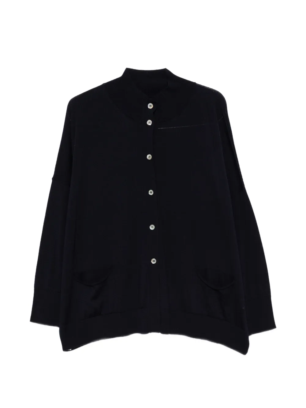 LABORATORIO CAPRI button-up knit cardigan - Blu