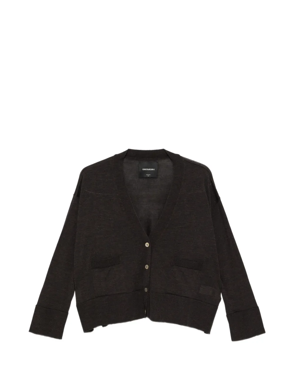 LABORATORIO CAPRI V-neck button-down cardigan - Marrone
