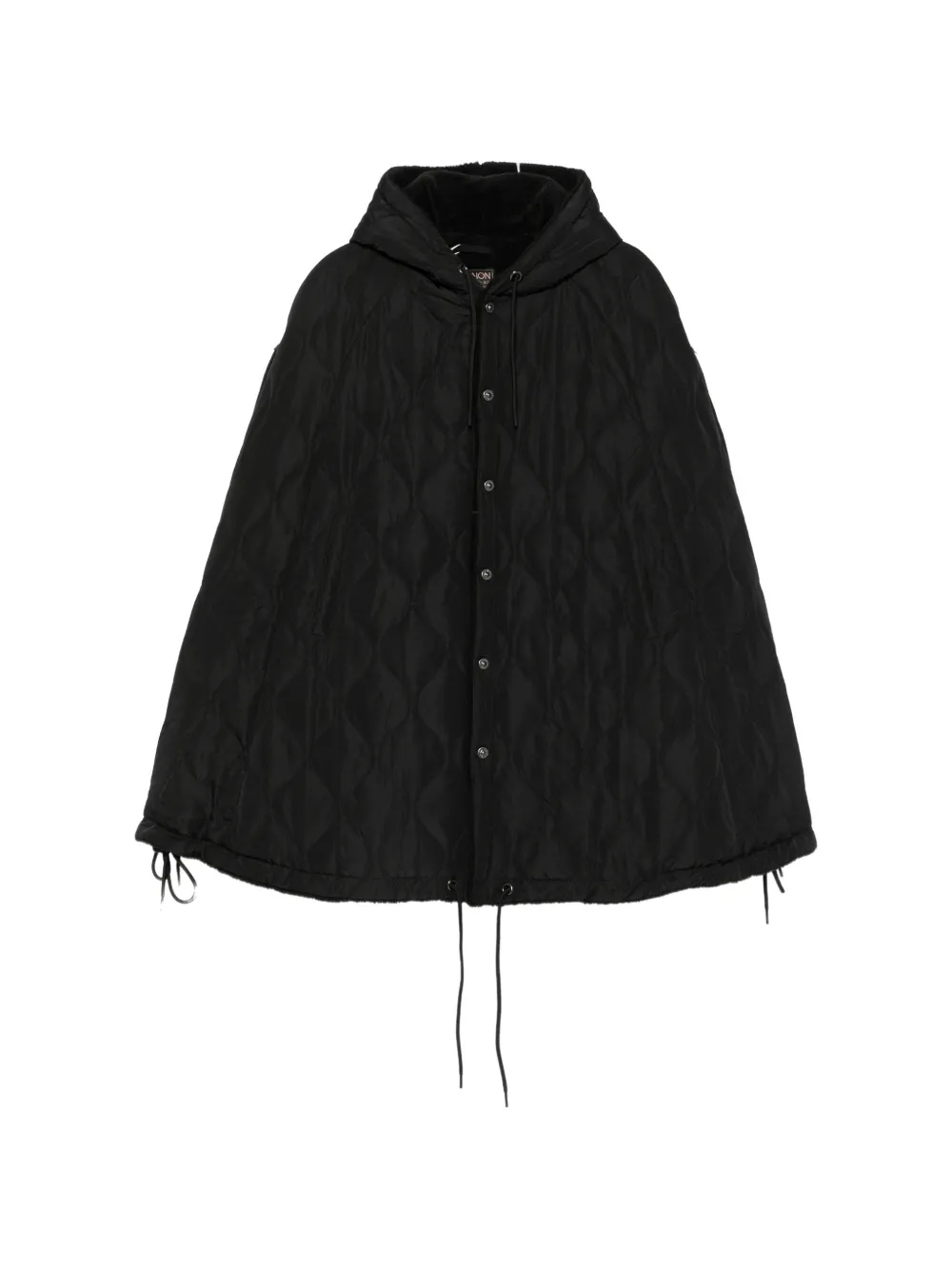 Taion quilted hooded jacket - Black