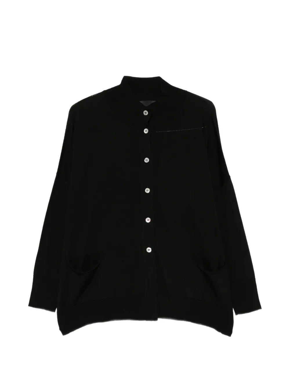 LABORATORIO CAPRI button-up cardigan - Nero