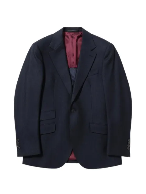 Brunello Cucinelli single-breasted wool blazer