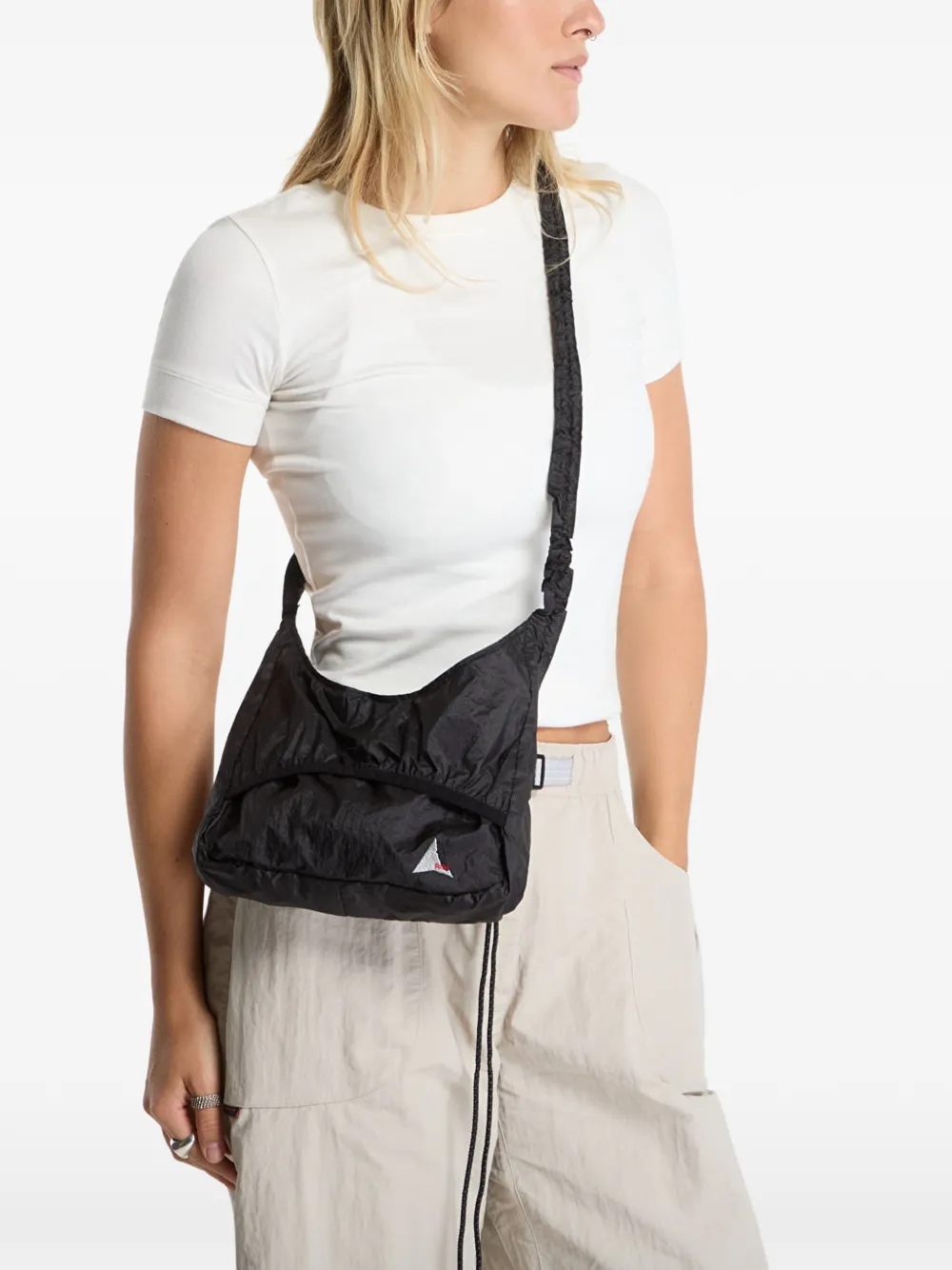 ROA LAKI packable crossbody bag - Nero