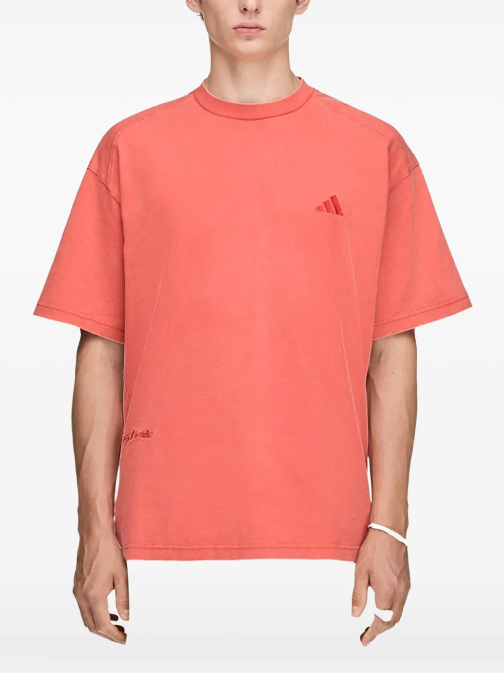 Adidas x Entire Studios Uniform Flatknit long-sleeve T-Shirt Oranje
