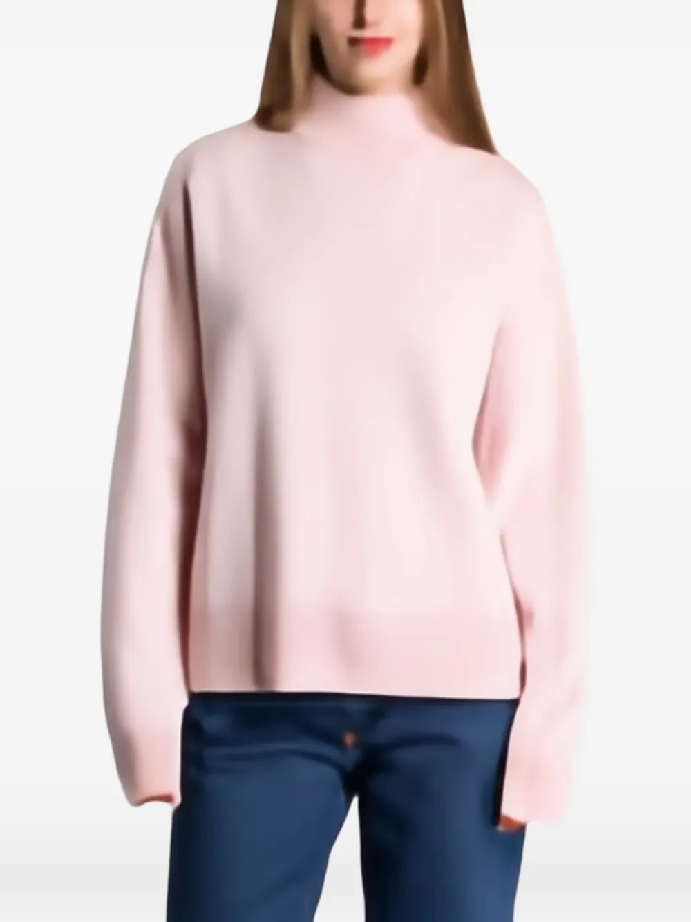 GUESS USA embroidery logo sweater - Rosa