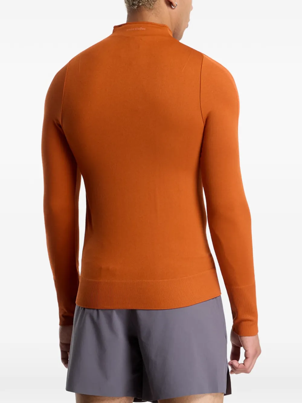 adidas x Entire Studios Uniform Flatknit long-sleeve T-Shirt Oranje