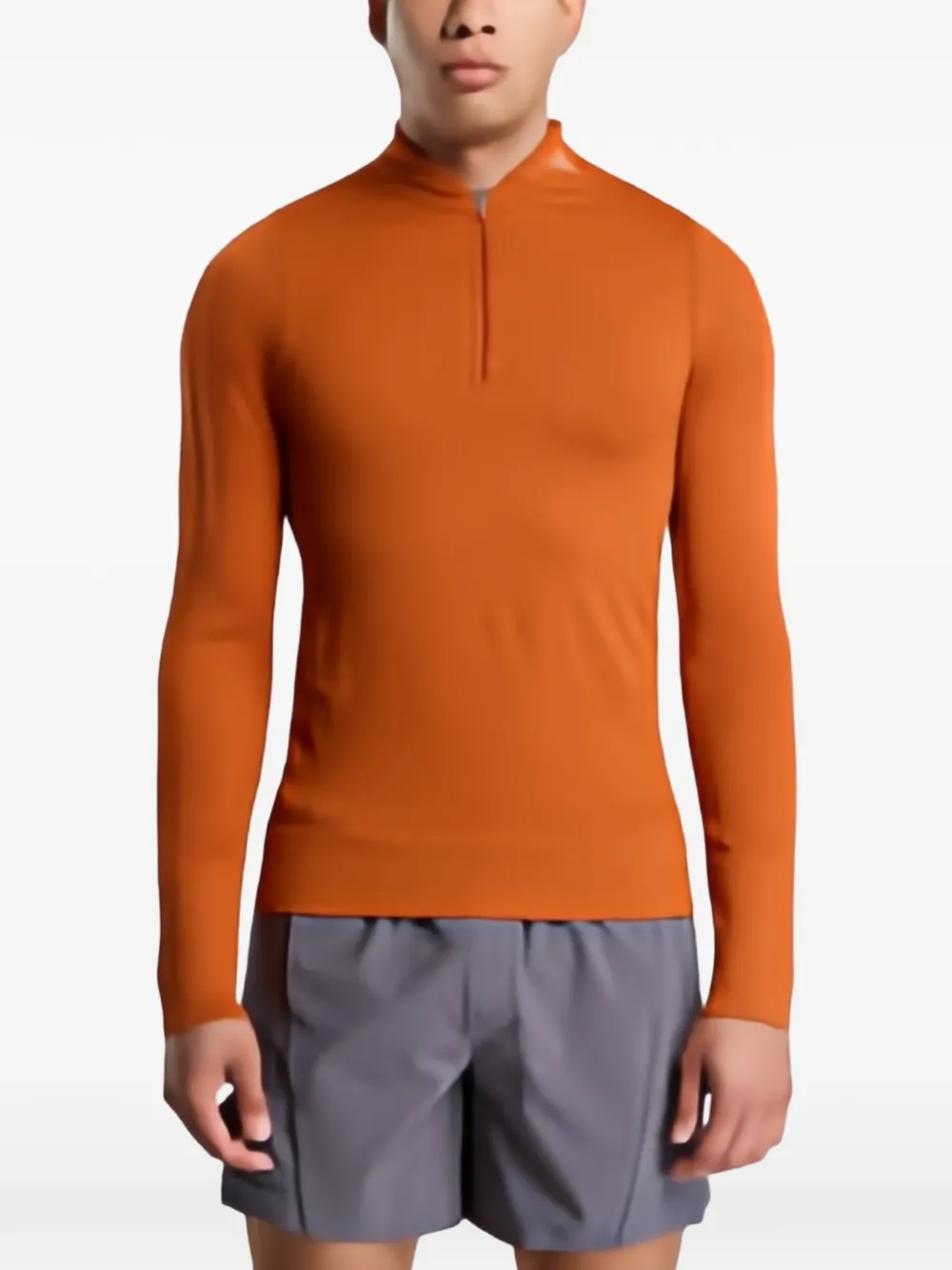 Adidas x Entire Studios Uniform Flatknit long-sleeve T-Shirt Oranje