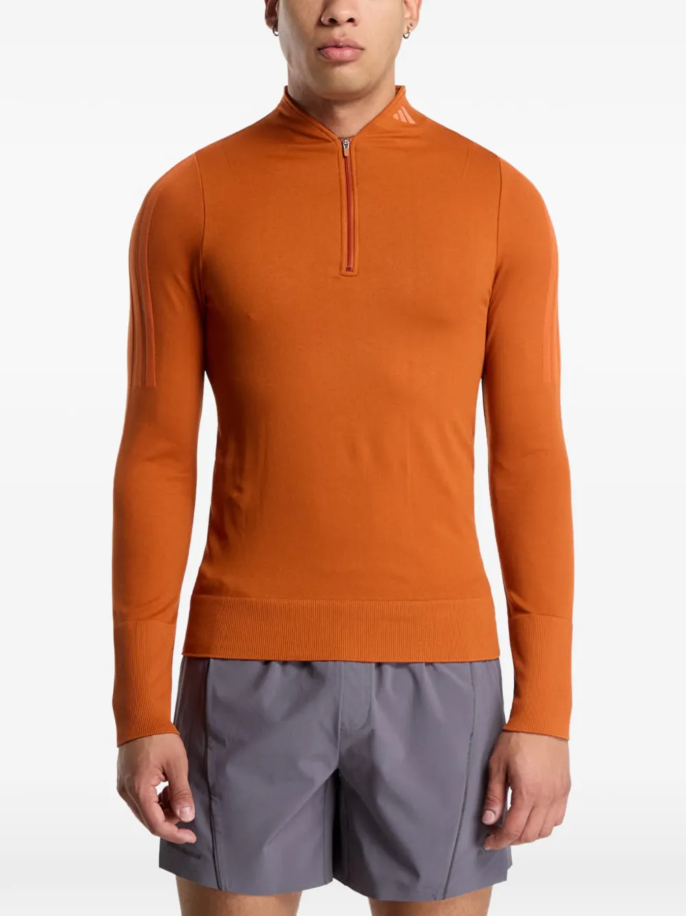 adidas x Entire Studios Uniform Flatknit long-sleeve T-Shirt Oranje