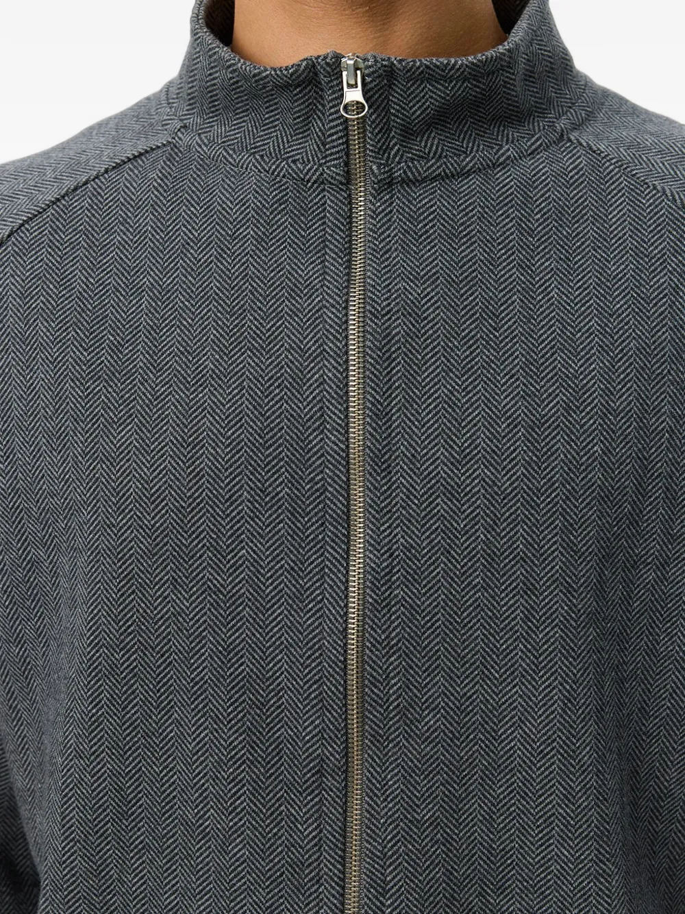 mfpen Leisure herringbone-pattern jacket Grijs