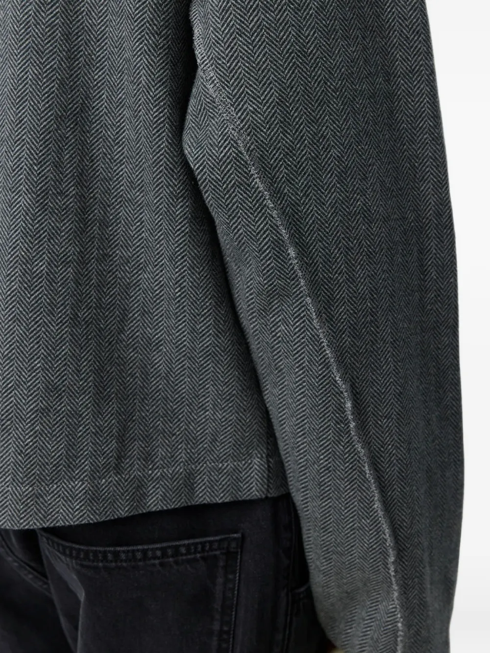 mfpen Leisure herringbone-pattern jacket Grijs