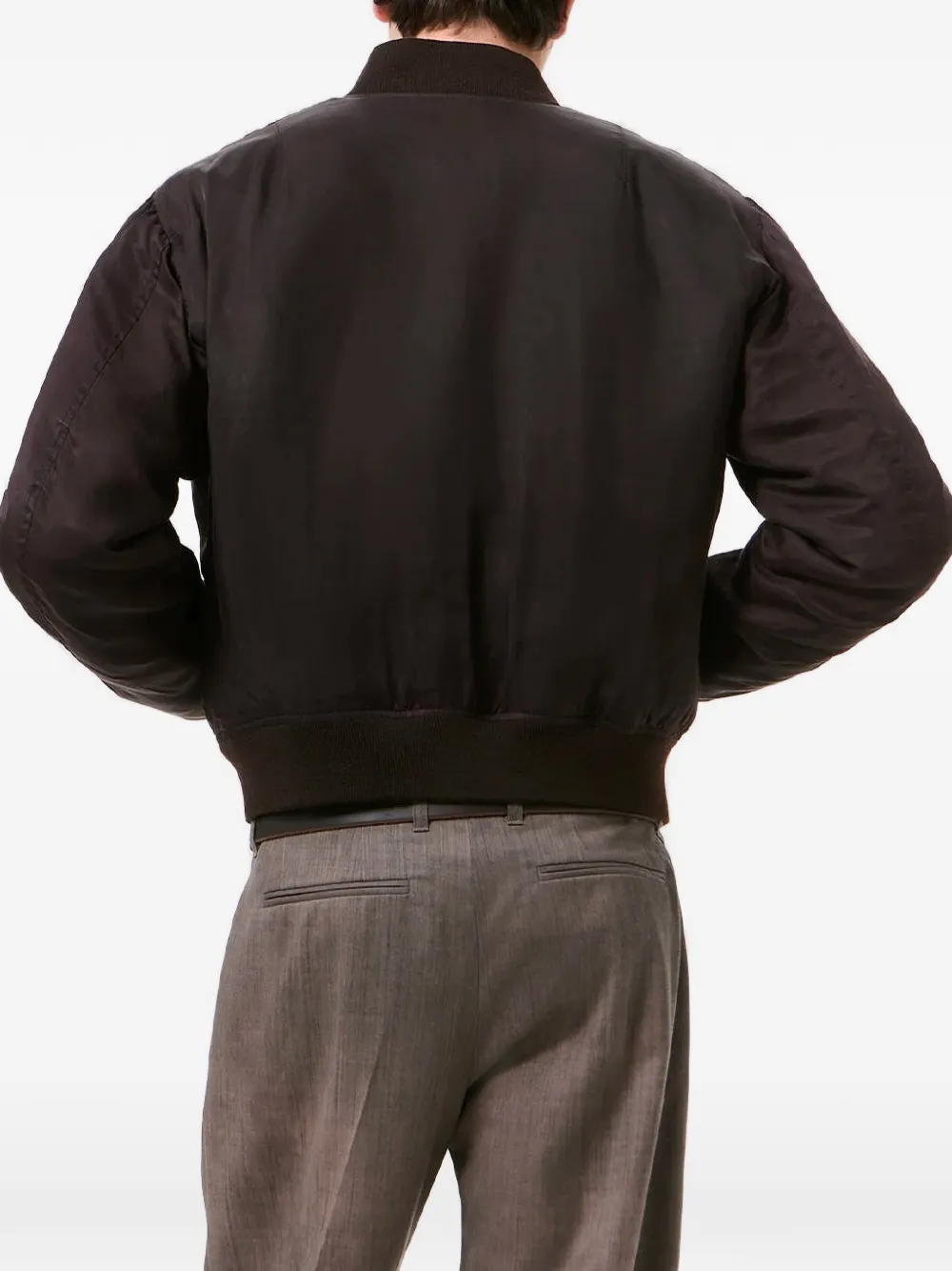 OUR LEGACY wax-dipped reversible bomber jacket Bruin