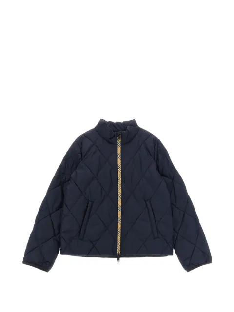 Burberry Kids Taylor diamond-quilted jacket