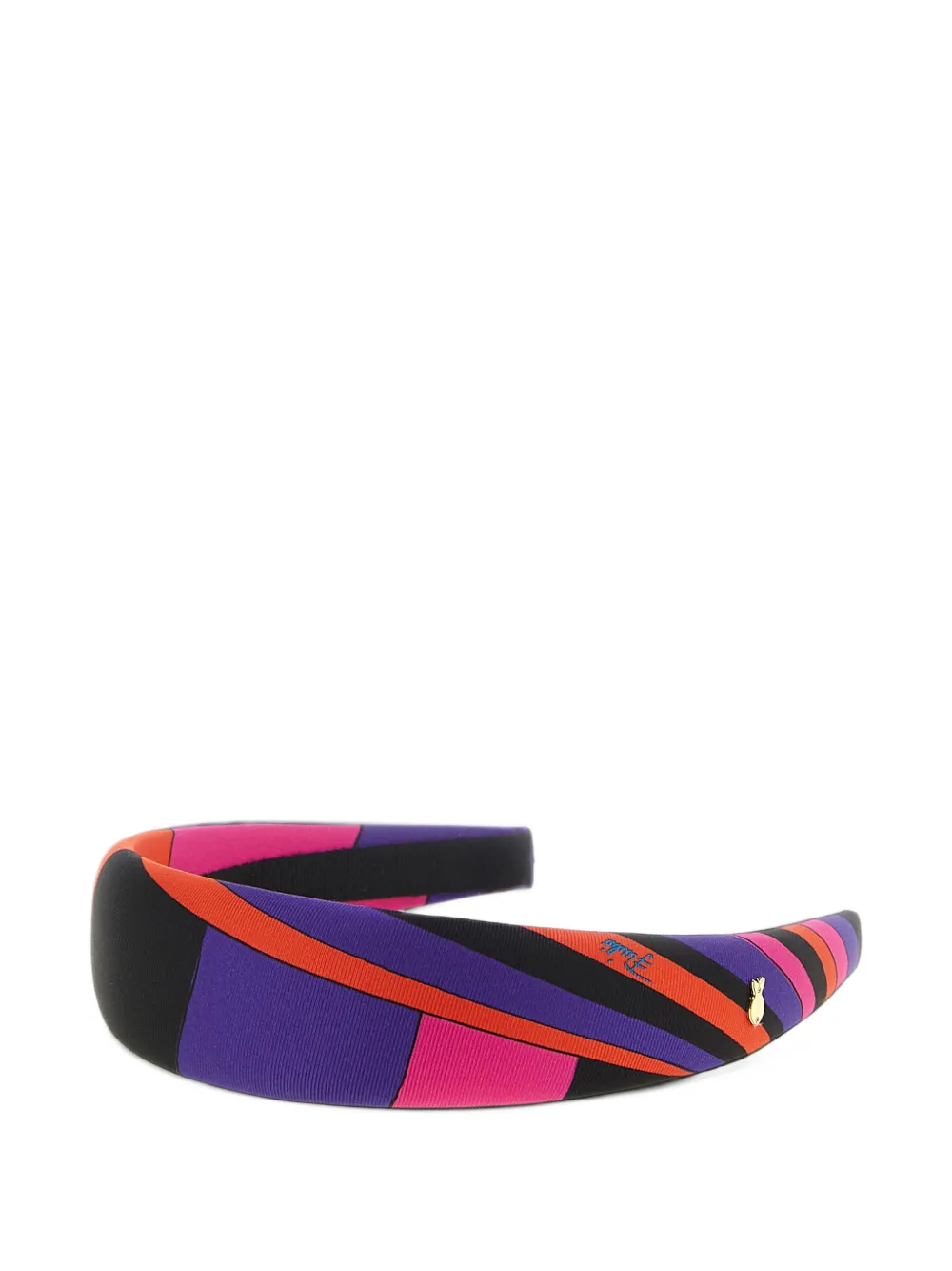 PUCCI Iride print padded headband - Viola