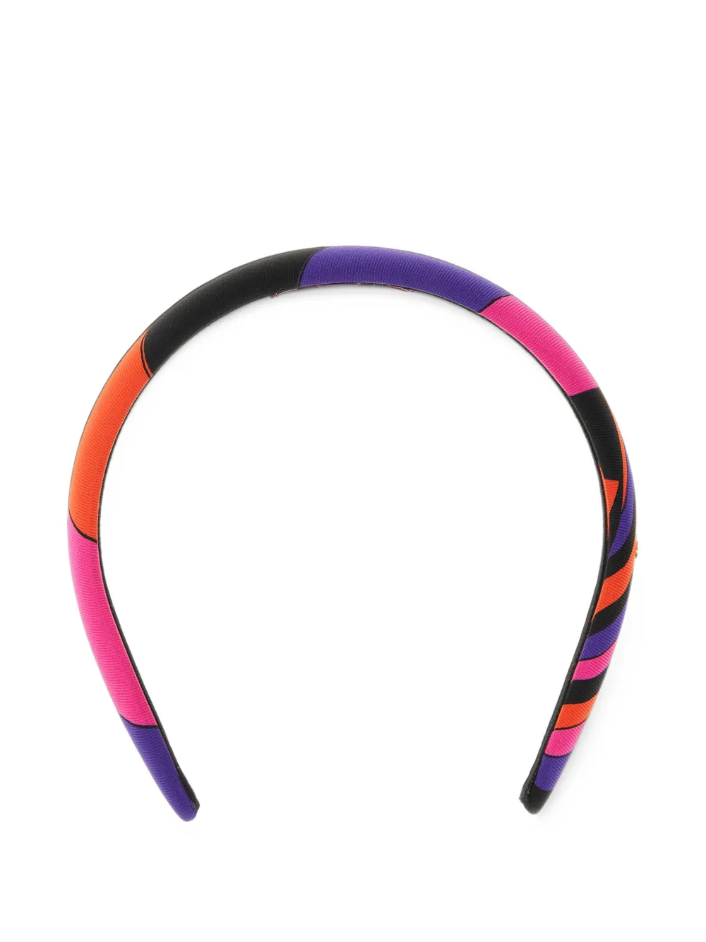 PUCCI Iride print padded headband Paars