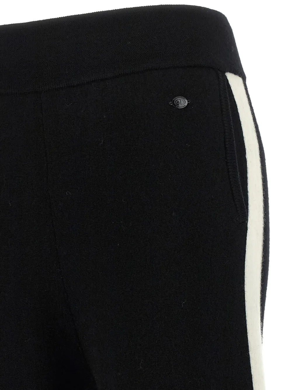 Goldbergh Motion side-stripe trousers Zwart