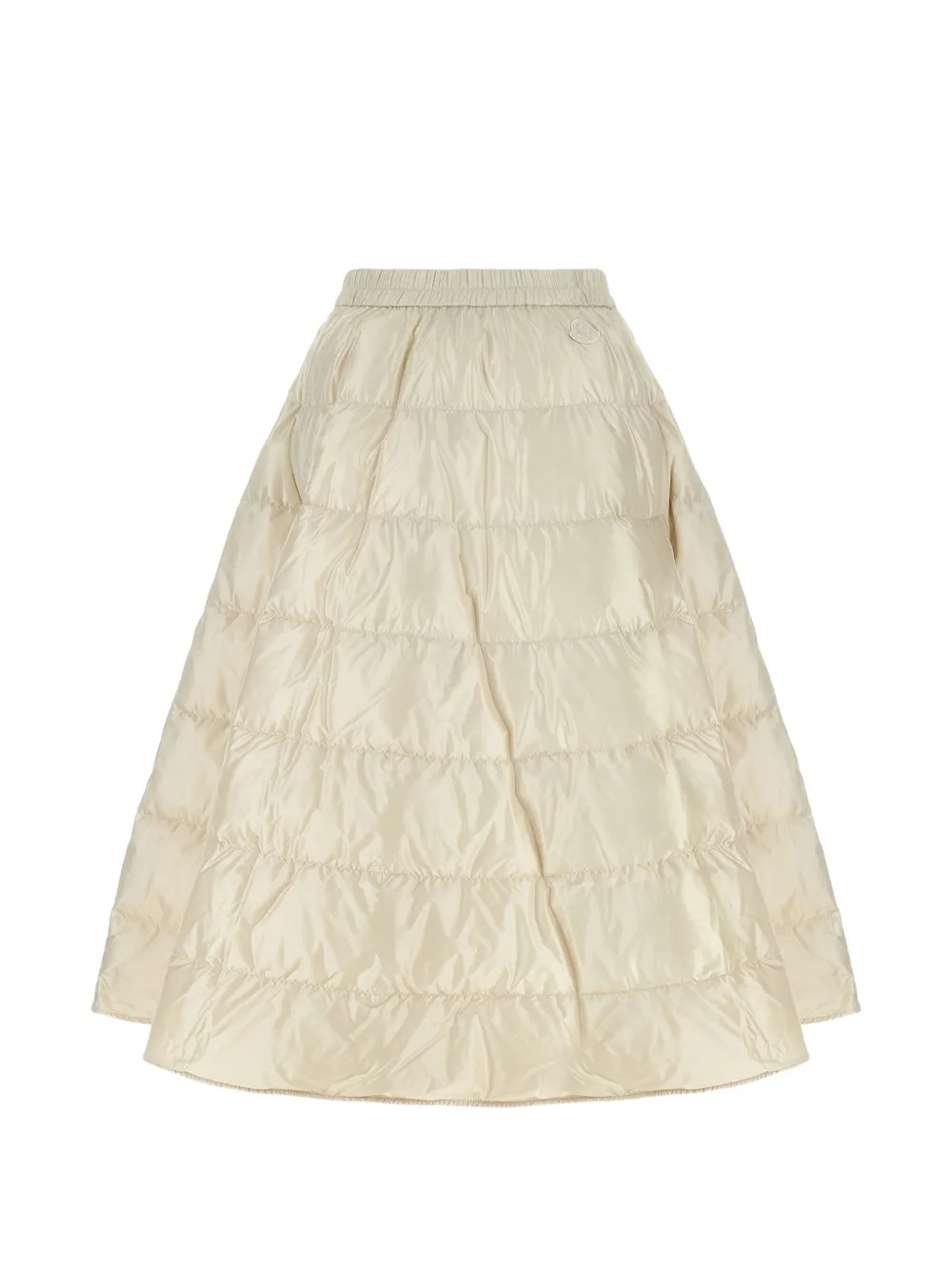 Moncler A-Line down midi skirt Beige