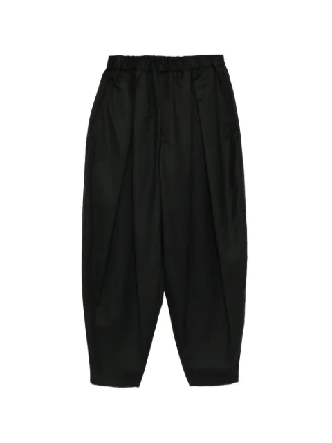 Black Comme Des Garçons pleated trousers