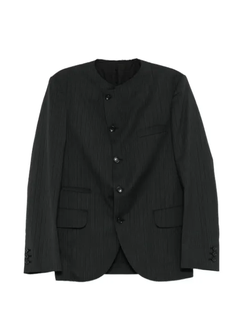 Black Comme Des Garçons pinstriped blazer