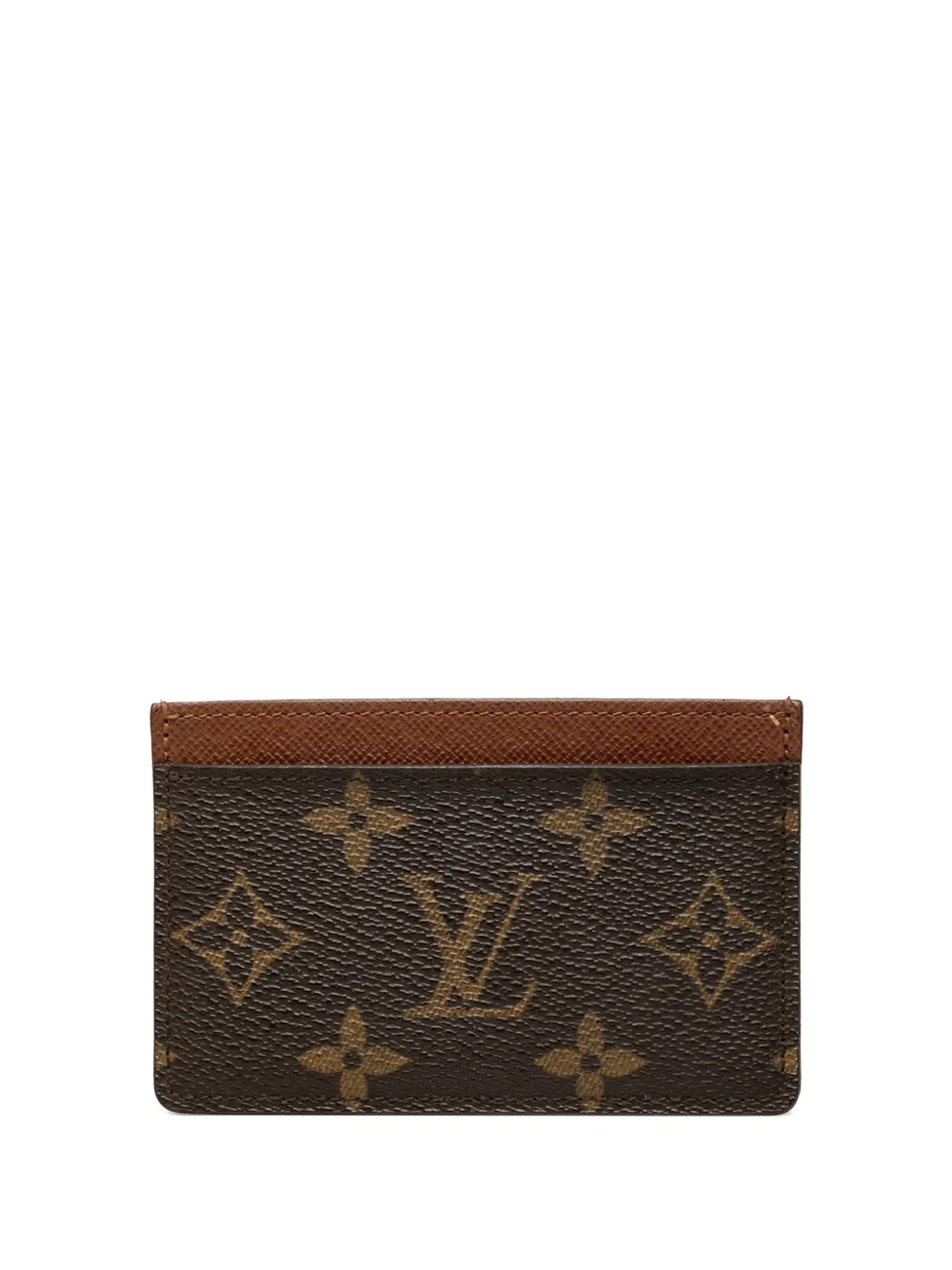 Louis Vuitton Pre-Owned 2004 Monogram card holder - Braun