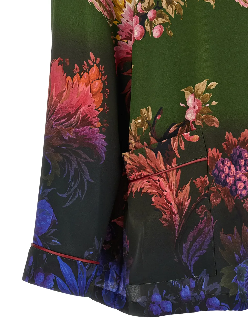 ETRO floral print shirt Groen