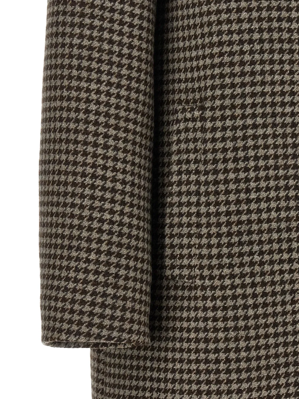Tagliatore Jane houndstooth-pattern coat Bruin
