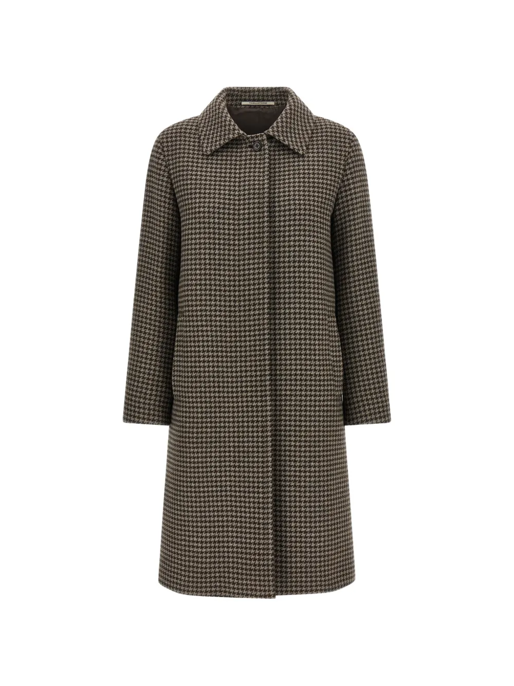 Tagliatore Jane houndstooth-pattern coat Bruin