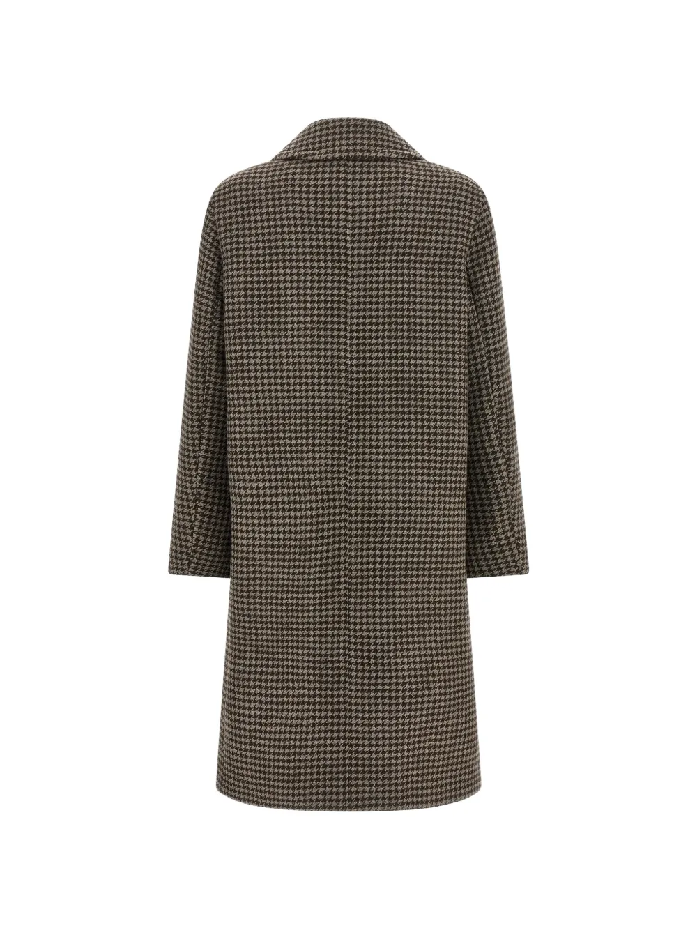 Tagliatore Jane houndstooth-pattern coat Bruin