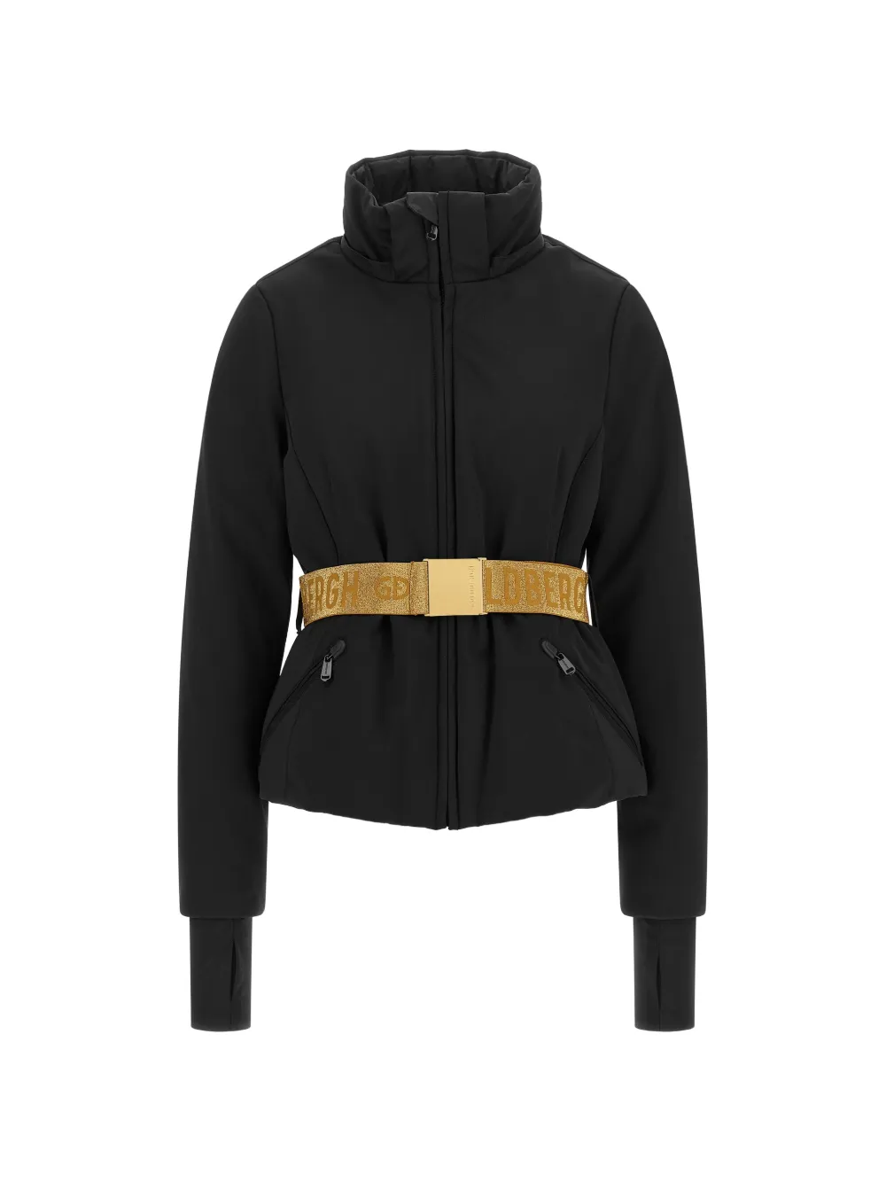 Goldbergh Hida belted ski jacket Zwart