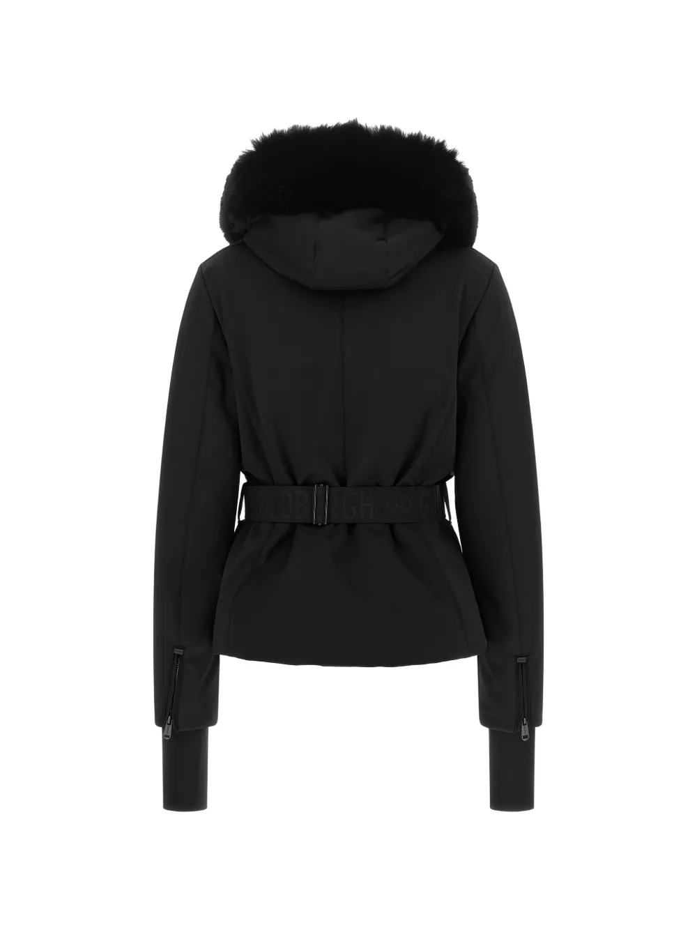 Goldbergh Hida belted ski jacket Zwart