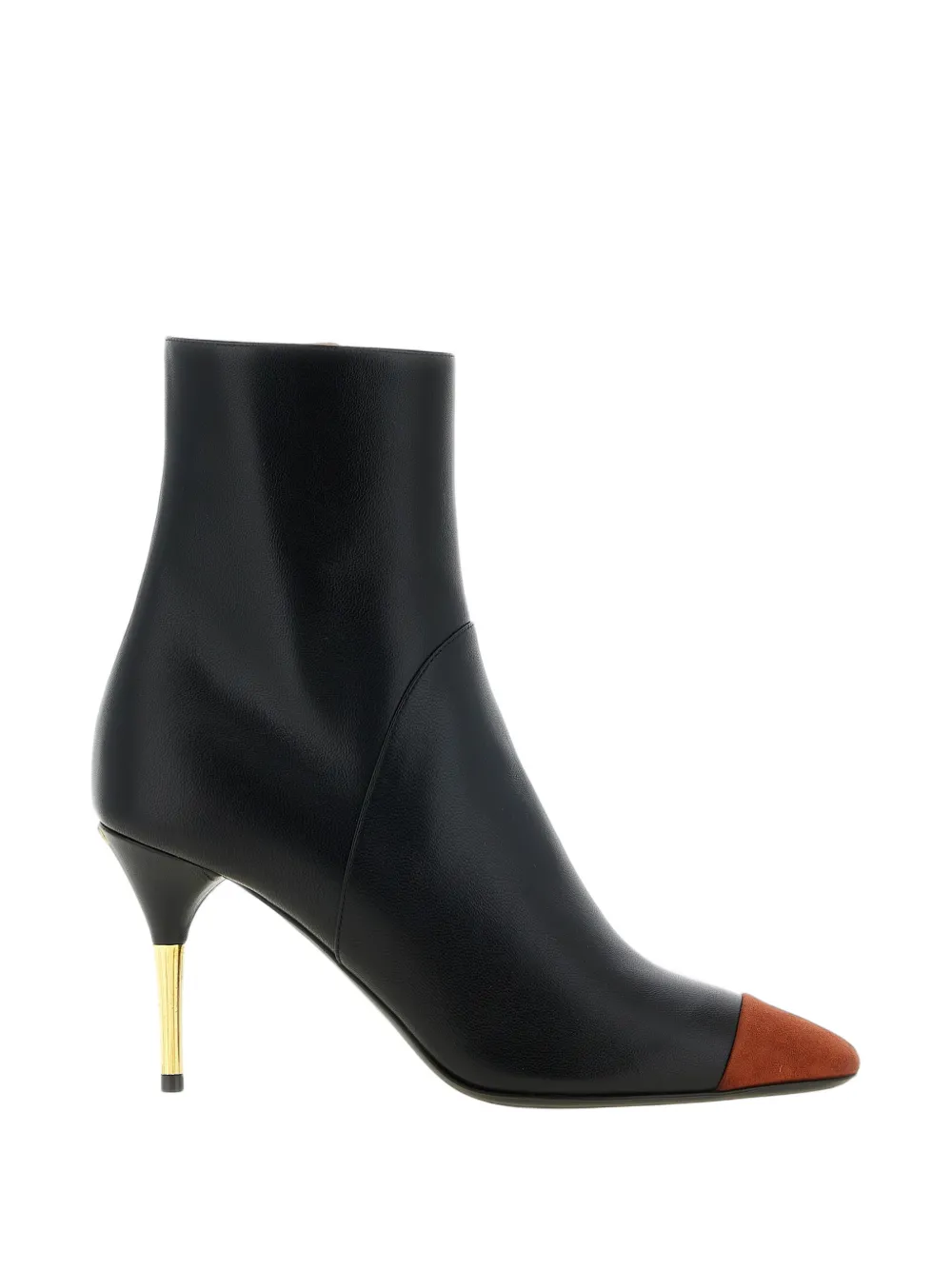 Valentino Garavani Sinead ankle boot in nappa and suede 85mm - Schwarz