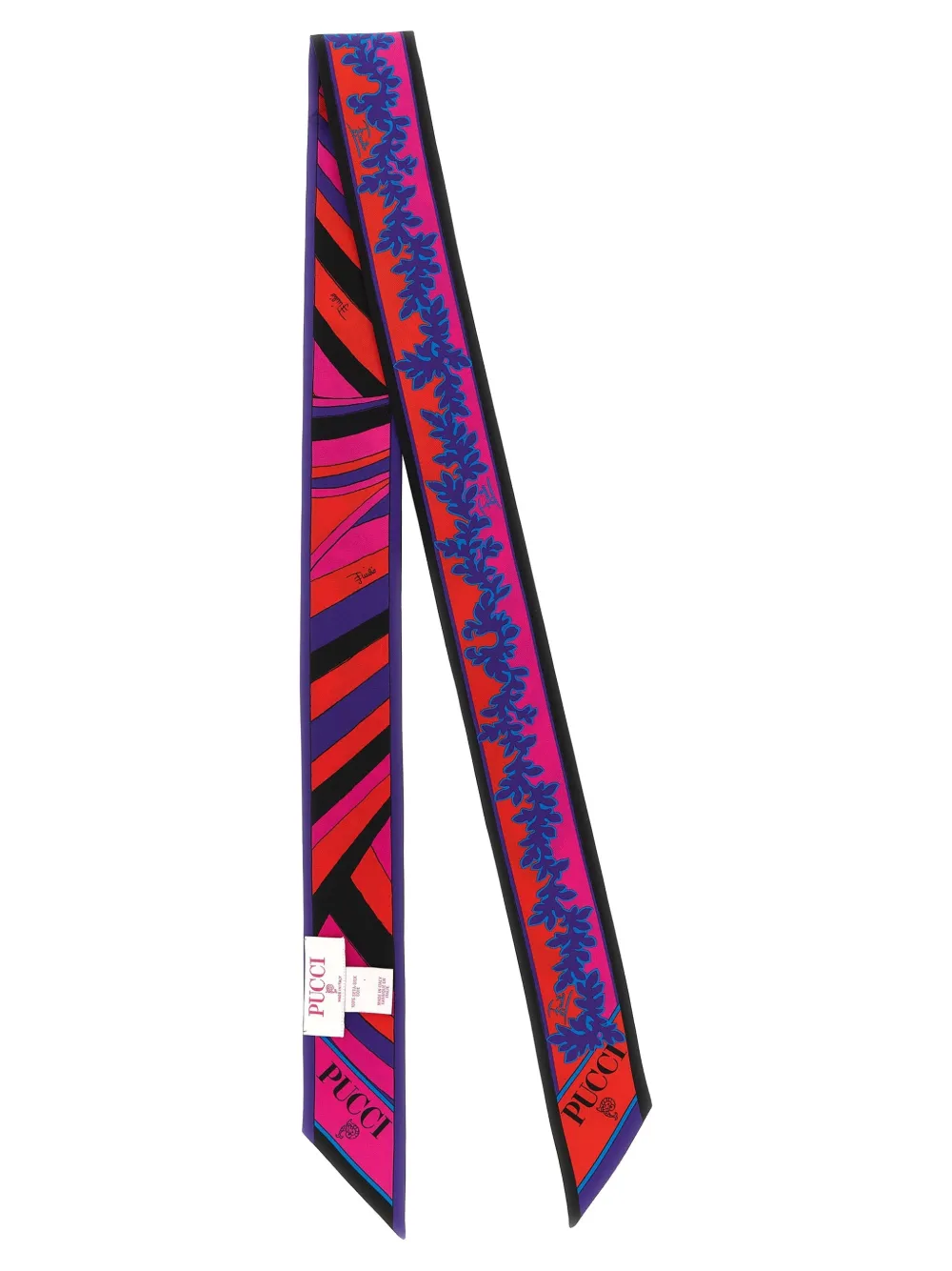 PUCCI Iride and Selva print scarf Rood
