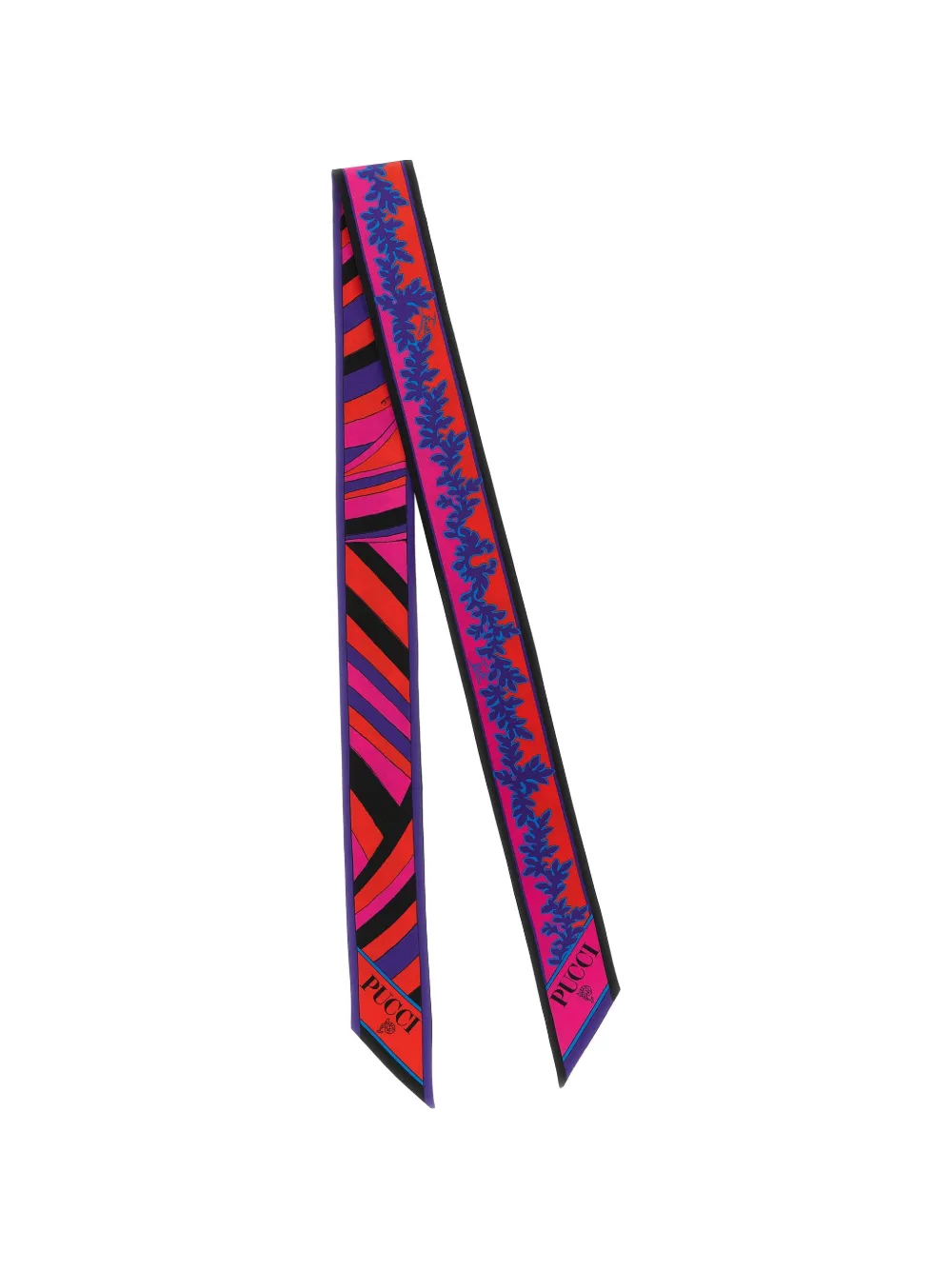 PUCCI Iride and Selva print scarf - Rot