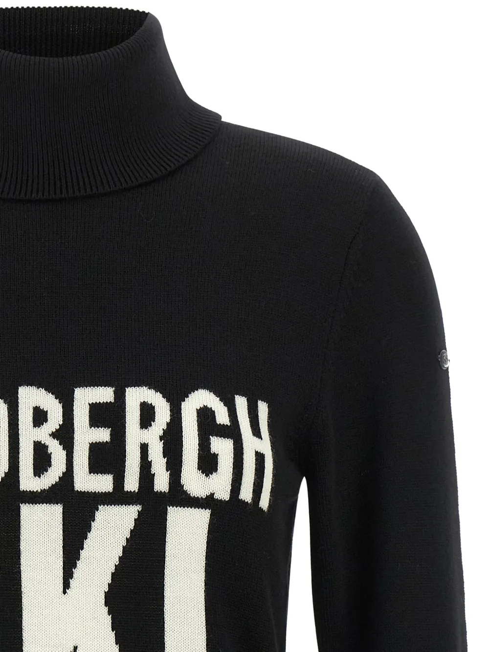 Goldbergh Hoi logo-intarsia sweater Zwart